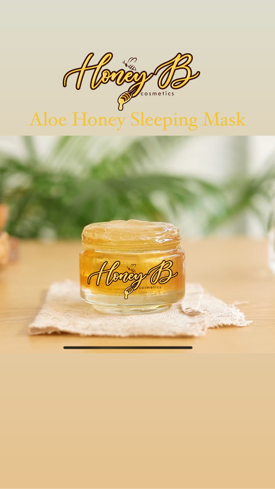 Aloe Honey Sleeping Mask